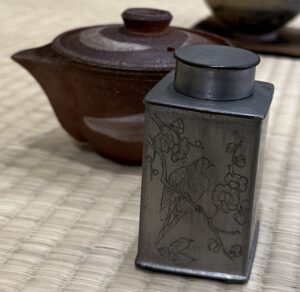 煎茶道具　茶心壺　藤美堂